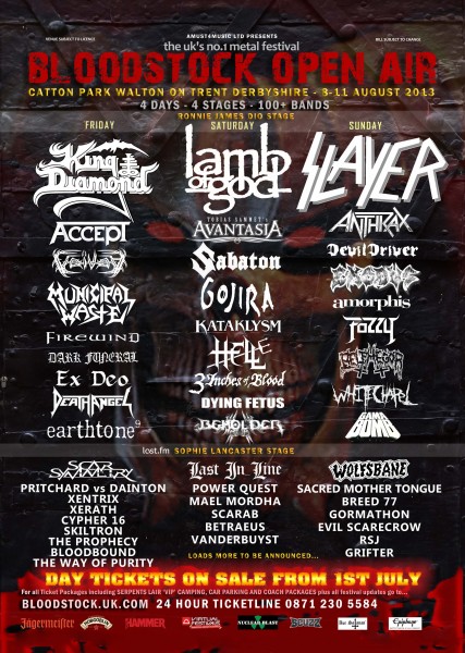 Bloodstock June poster 2013